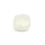 Intercalaire en calcédoine blanche avec 2 trous 10mm x 1pc