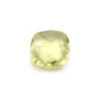 Intercalary in lemon quartz faceted with 2 holes 10mm x 1pc