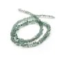 Saphir multicolor goutte facette 3x4mm x 41cm