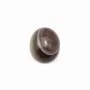 Cabochon of crystal rock, in round shape, 2mm x 4 pcs