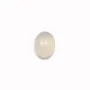 Cabochon d'agate grise, de forme ovale, 7 * 9mm x 6pcs