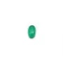 Cabochon of agate, in oval shape, in green color, 3 * 5mm x 4pcs
