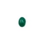 Cabochon agate vert ovale 5x7mm x 4pcs
