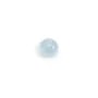 Cabochon aquamarine  round 8mm x 1pc