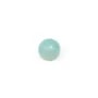 Cabochon amazonite rond 6mm x 6pcs