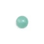 Cabochon amazonite rond 8mm x 4pcs