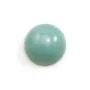 Cabochon bleu d'amazonite, de forme ronde, 16mm x 2pcs