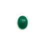 Cabochon d'aventurine verte, qualité A+, de forme ovale, 7x9mm x 1pc