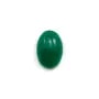 Cabochon d'aventurine verte, qualité A+,de forme ovale, 9x13mm x 1pc