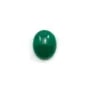 Green aventurine cabochon, in oval shaped, 4 * 6mm x 4pcs