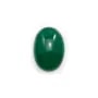 Cabochon d'aventurine verte, qualité A+, de forme ovale, 11x15mm x 1pc
