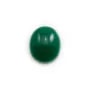 Green aventurine cabochon, in oval shaped, 4 * 6mm x 4pcs