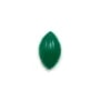 Cabochon d'aventurine verte, qualité A+, de forme ovale pointu, 7x12mm x 1pc