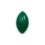 Cabochon d'aventurine verte, qualité A+, de forme ovale pointue, 9x16mm x 1pc