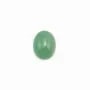 Cabochon Avanturine vert Ovale 7x9mm x 4pcs