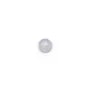 Cabochon de calcédoine bleu, de forme ronde, 4mm x 4pcs