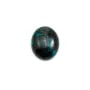 Cabochon chrysocolle,en forme de ovale 10x12mm x 1pc