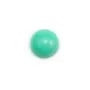 Cabochon de chrysoprase,de forme ronde,10mm x 1pc