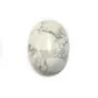 Cabochon howlite oval 10x14mm x 2pcs