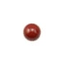 Cabochon de jaspe rouge, de forme ronde, 8mm x 4pcs