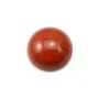 Cabochon de jaspe rouge, de forme ronde, 14mm x 2pcs