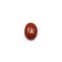 Red jasper cabochon, in oval shape, 6 * 8mm x 4 pcs