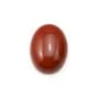 Cabochon de jaspe rouge, de forme ovale, 12 * 16mm x 2pcs