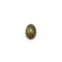 Cabochon d'unakite, de forme ovale, 5x7mm x 4pcs