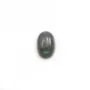Cabochon of labradorite, in oval shaped, 7 * 9mm x 4pcs