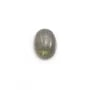 Cabochon de labradorite, de forme ovale, 9x12mm x 2pcs