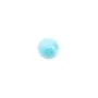 Cabochon de larimar, de forme ronde, 2mm x 4pcs