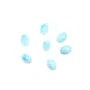 Cabochon de larimar, de forme ovale, 3x5mm x 4pcs