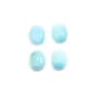 Cabochon de larimar, de forme ovale, 3x5mm x 4pcs