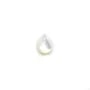 Cabochon goutte 6x8mm Nacre Blanc x 2pcs