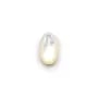 Cabochon ovale 6x9 mm Nacre Blanc x1pc