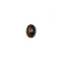 Cabochon oeil de taureau ovale 5x7mm x 4pcs