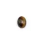 Cabochon d'oeil de tigre, de forme ovale, 6 * 8mm x 4pcs