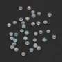 Cabochon d'opale ethiopienne, multicolore, de forme ronde, 2.6mm x 35pcs