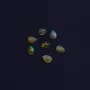 Cabochon opale ethiopian goutte 5x7mm x 1pc