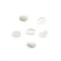 Cabochon Pierre de Lune Ovale 6x9mm x 1pc