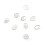Cabochon Pierre de Lune Oval 8x10mm x 1pc