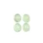 Cabochon prénite,de forme ovale 8x10mm x 1pc