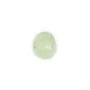 Cabochon prénite,de forme ronde 8x10mm x 1pc
