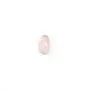 Cabochon Quartz Rose oval-plat 3x5mm x 4pcs
