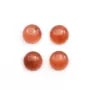 Cabochon de rhodochrosite de forme ronde 8mm x 1pc