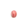 Cabochon de rhodochrosite rose, de forme ovale, et de taille 7x9mm x 1pc