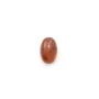 Cabochon de rhodochrosite rose, de forme ovale, et de taille 7x11mm x 1pc