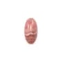 Cabochon de rhodochrosite rose, de forme ovale, et de taille 7x14mm x 1pc