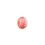 Cabochon de rhodochrosite rose, de forme ovale, et de taille 8x10mm x 1pc