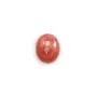 Cabochon de rhodochrosite rose, de forme ovale, et de taille 10x12mm x 1pc